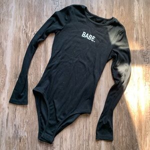 NWOT “Babe” Bodysuit